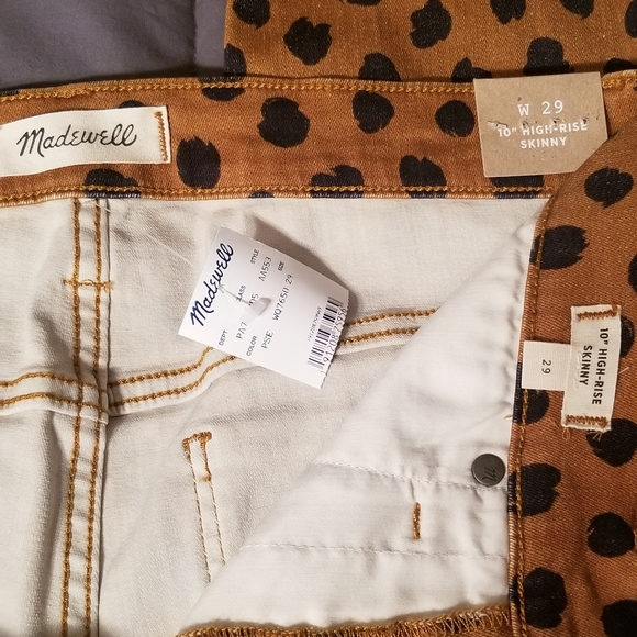 ๐HP! Madewell Sz 29 Spots High Rise Skinny Jeans - Picture 2 of 3